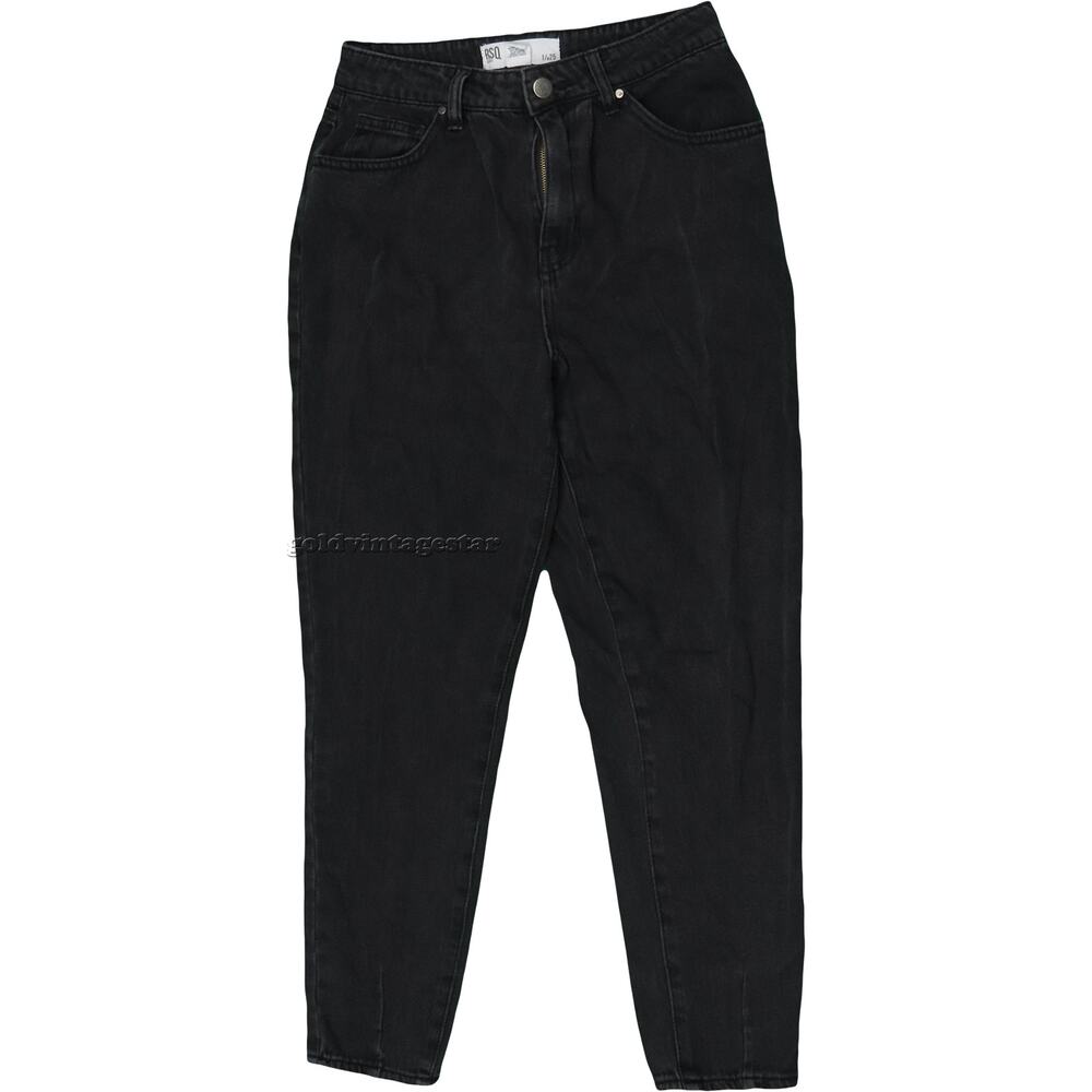 RSQ High Waisted Black Denim Jeans Size 1 Waist 25